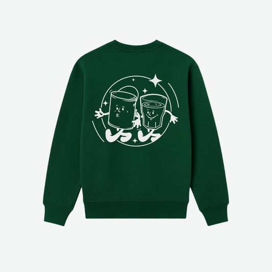 ANDY SWEATER green/white