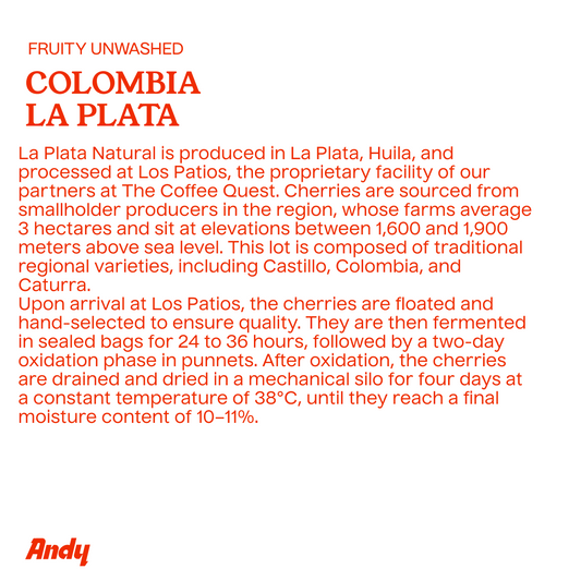 COLOMBIA LA PLATA, Espresso